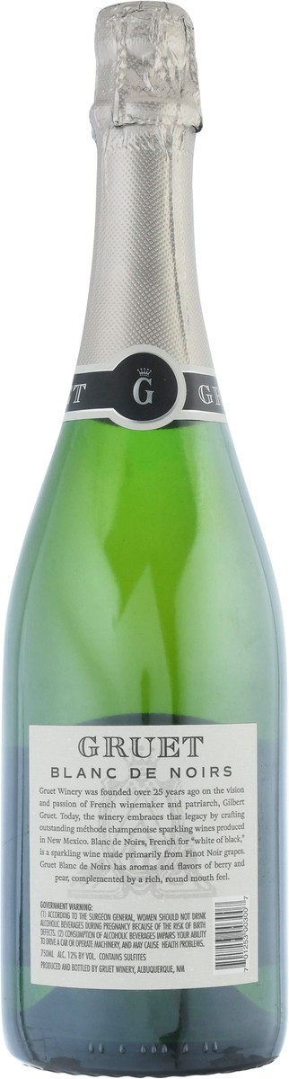 slide 8 of 11, Gruet Winery Blanc de Noirs 750 ml Bottle, 750 ml