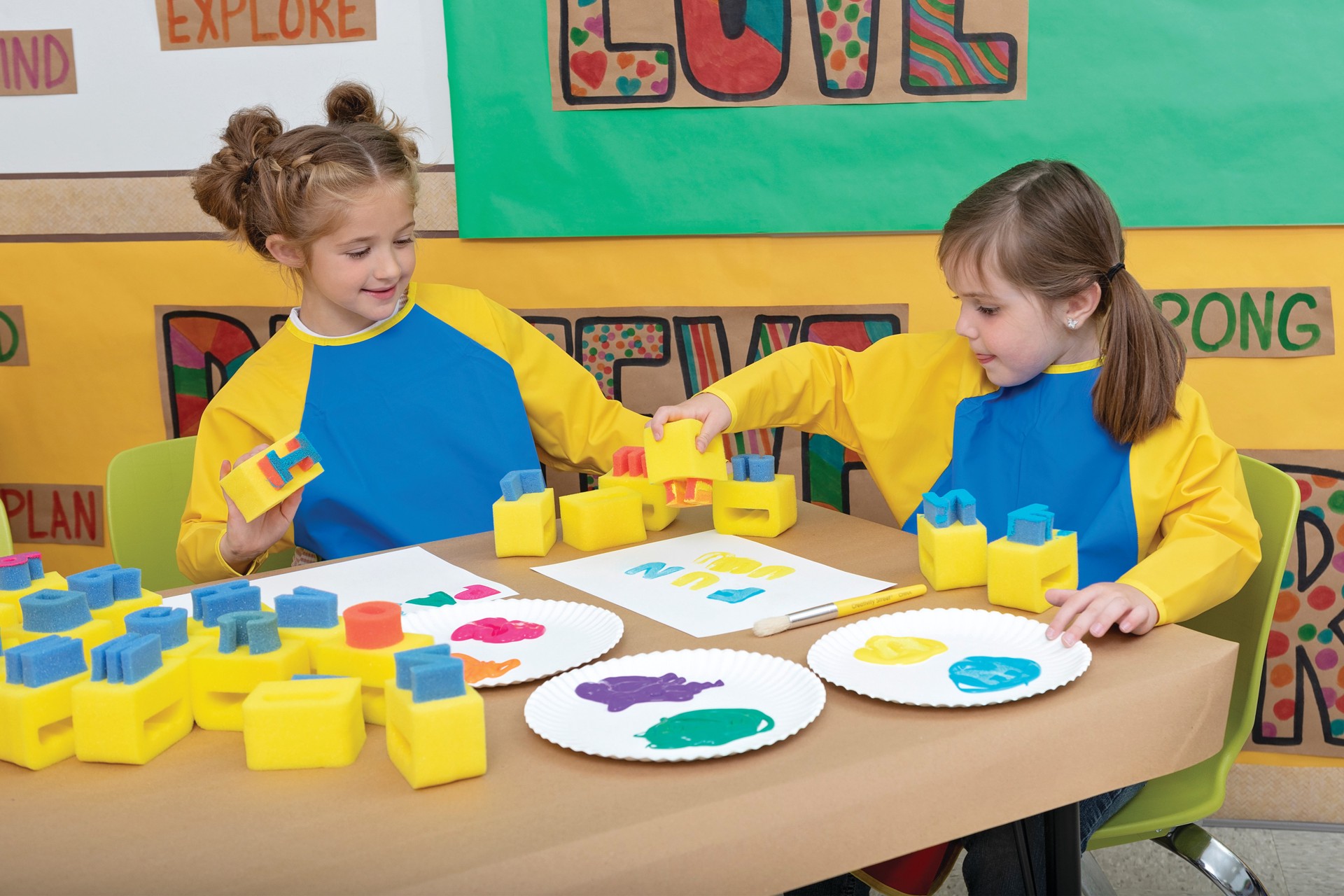 slide 2 of 5, PRANG Washable Tempera Paint, Black, 8 oz, 8 oz