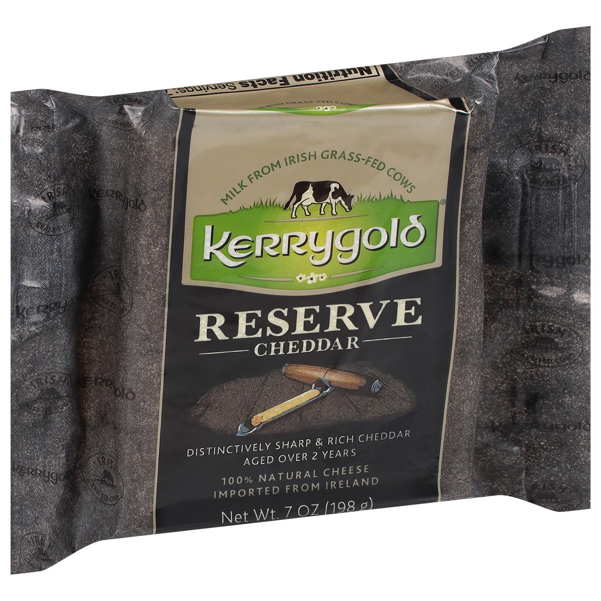 slide 2 of 9, Kerrygold Grass-Fed Reserve Irish Cheddar, 7 oz, 7 oz