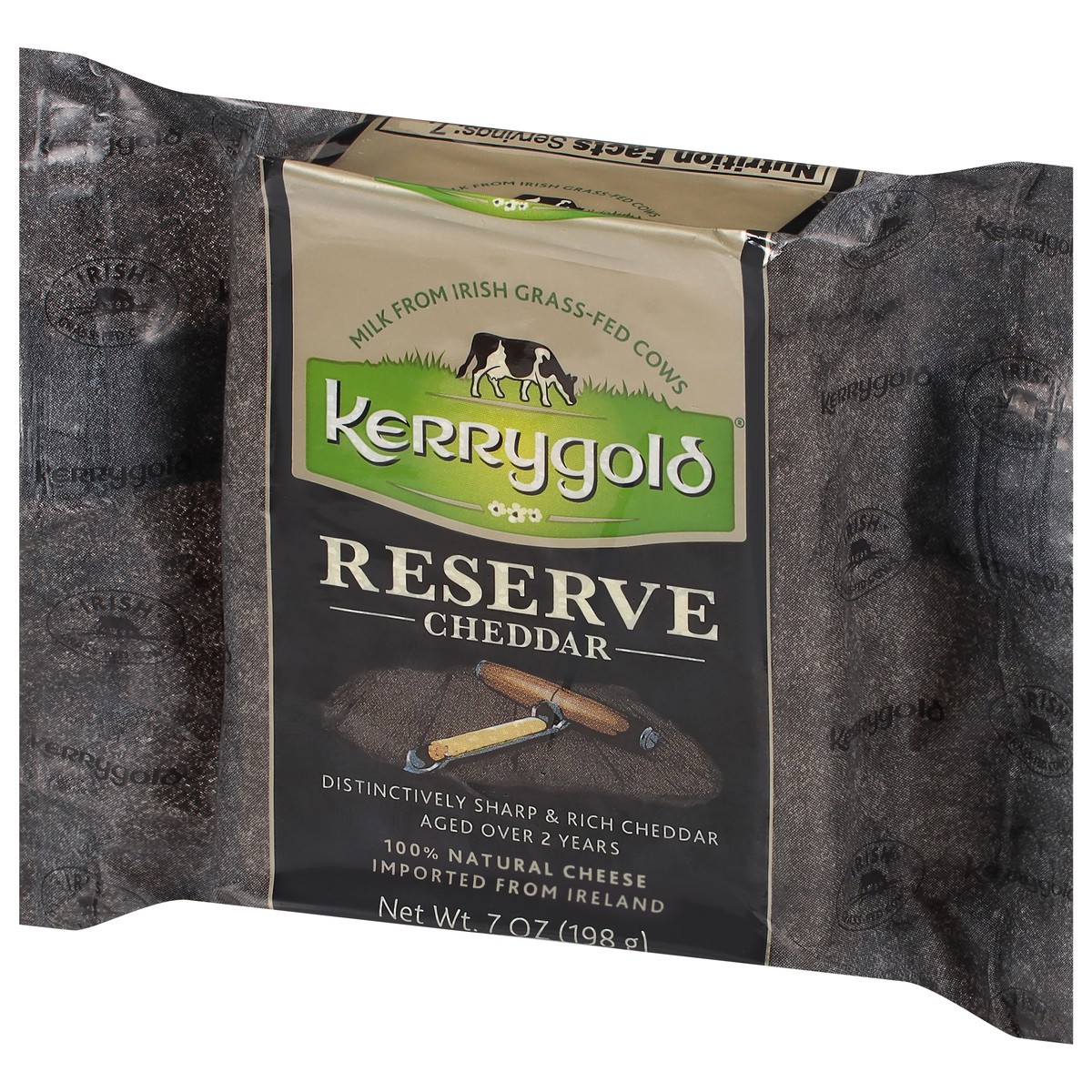 slide 3 of 9, Kerrygold Grass-Fed Reserve Irish Cheddar, 7 oz, 7 oz