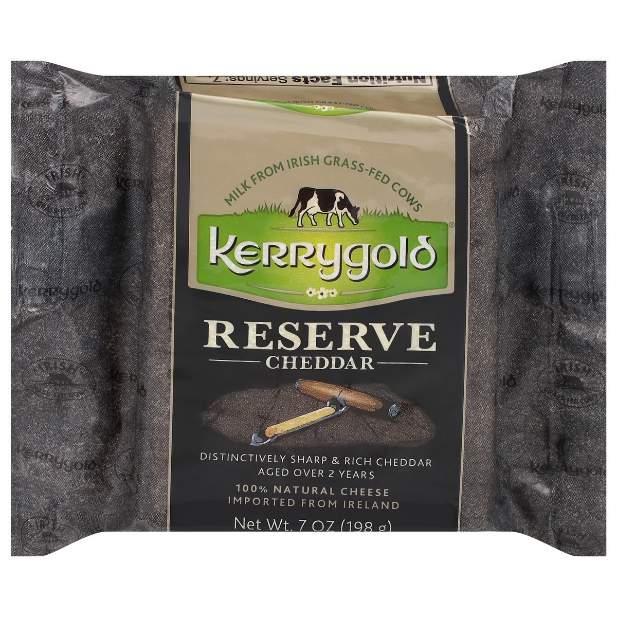 slide 1 of 9, Kerrygold Grass-Fed Reserve Irish Cheddar, 7 oz, 7 oz