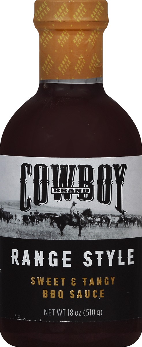 slide 2 of 2, Cowboy Charcoal Range Style Sweet & Tangy Bbq Sauce, 18 oz