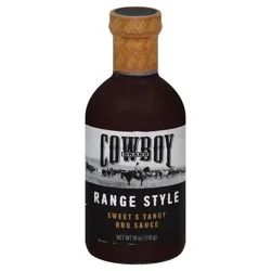 Cowboy Charcoal Range Style Sweet & Tangy BBQ Sauce