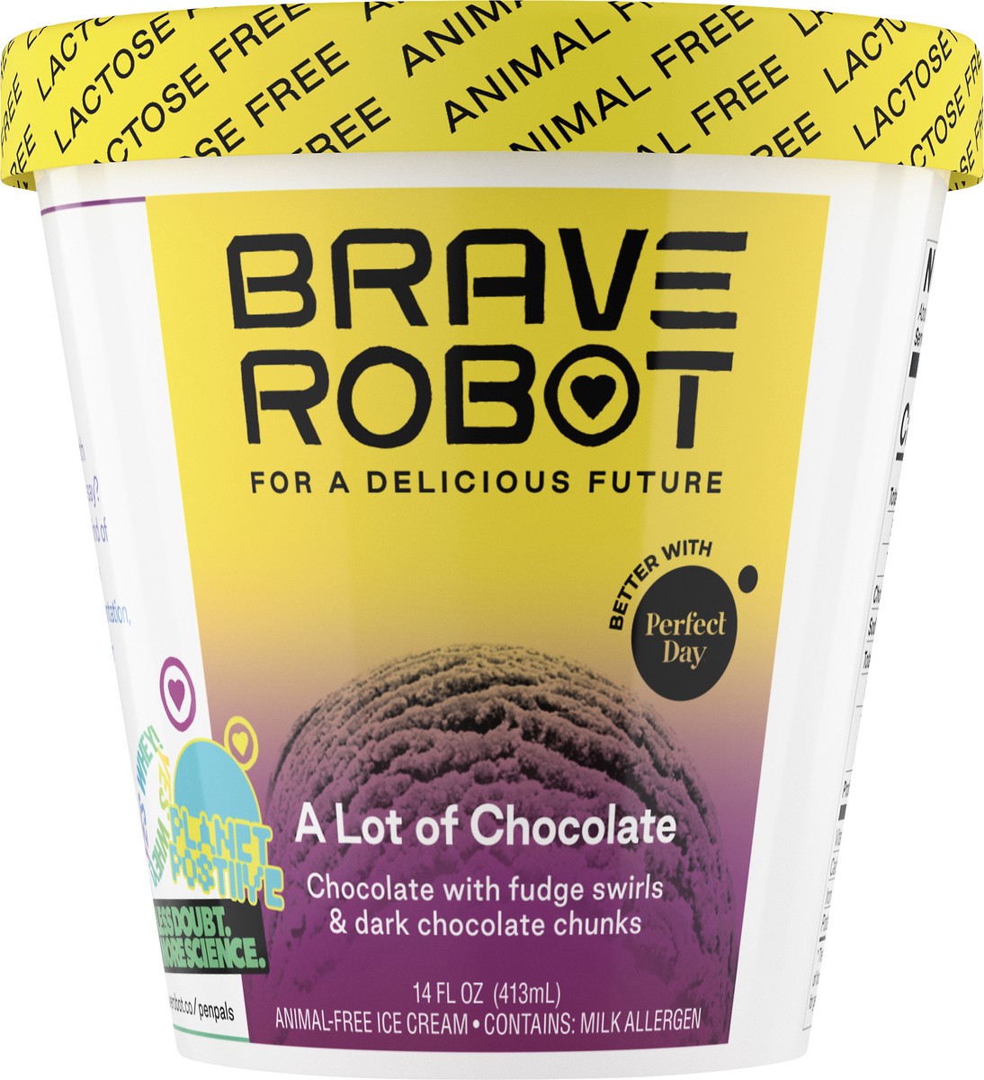 slide 3 of 10, Brave Robot Ice Cream, 14 oz