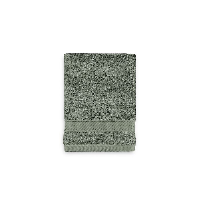 slide 1 of 3, Wamsutta Hygro Duet Washcloth - Sage, 1 ct