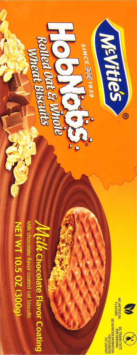 slide 8 of 9, McVitie's Mcvities Biscuits Hobnob Milk Chocolate, 8.8 oz