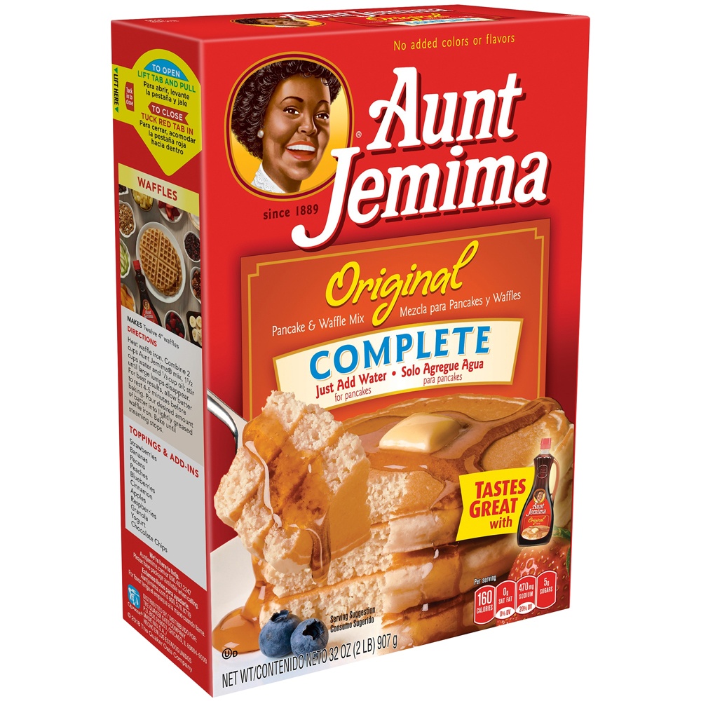 slide 3 of 5, Aunt Jemima Original Complete Pancake & Waffle Mix, 32 oz