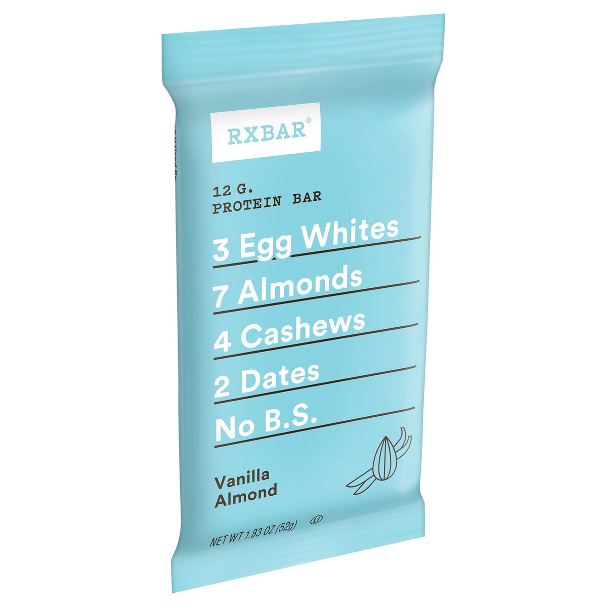 slide 6 of 12, RXBAR Protein Bar, Vanilla Almond, 1.83 oz, 1 ct