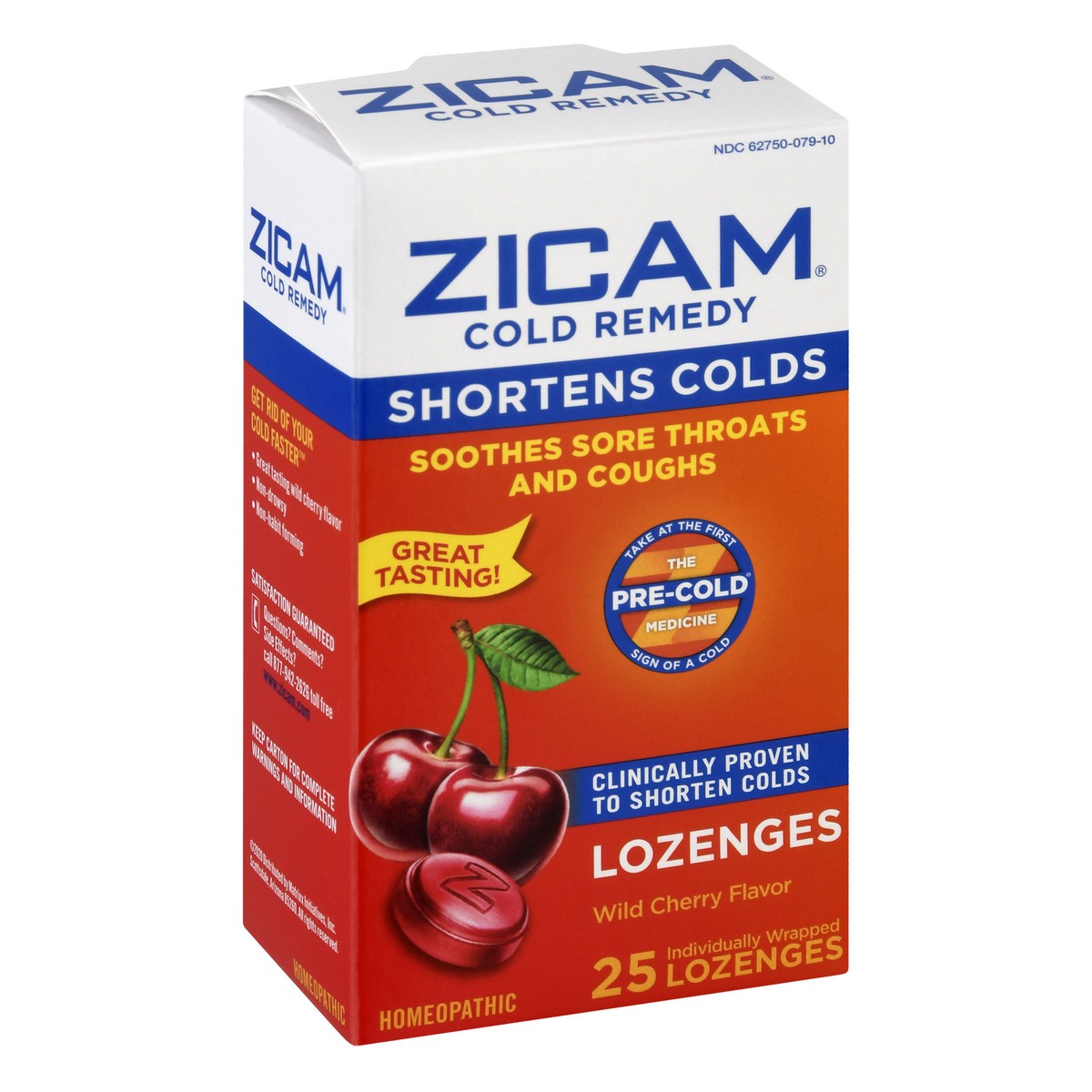 slide 9 of 9, Zicam Cherry Cold Remedy Lozenges, 25 ct