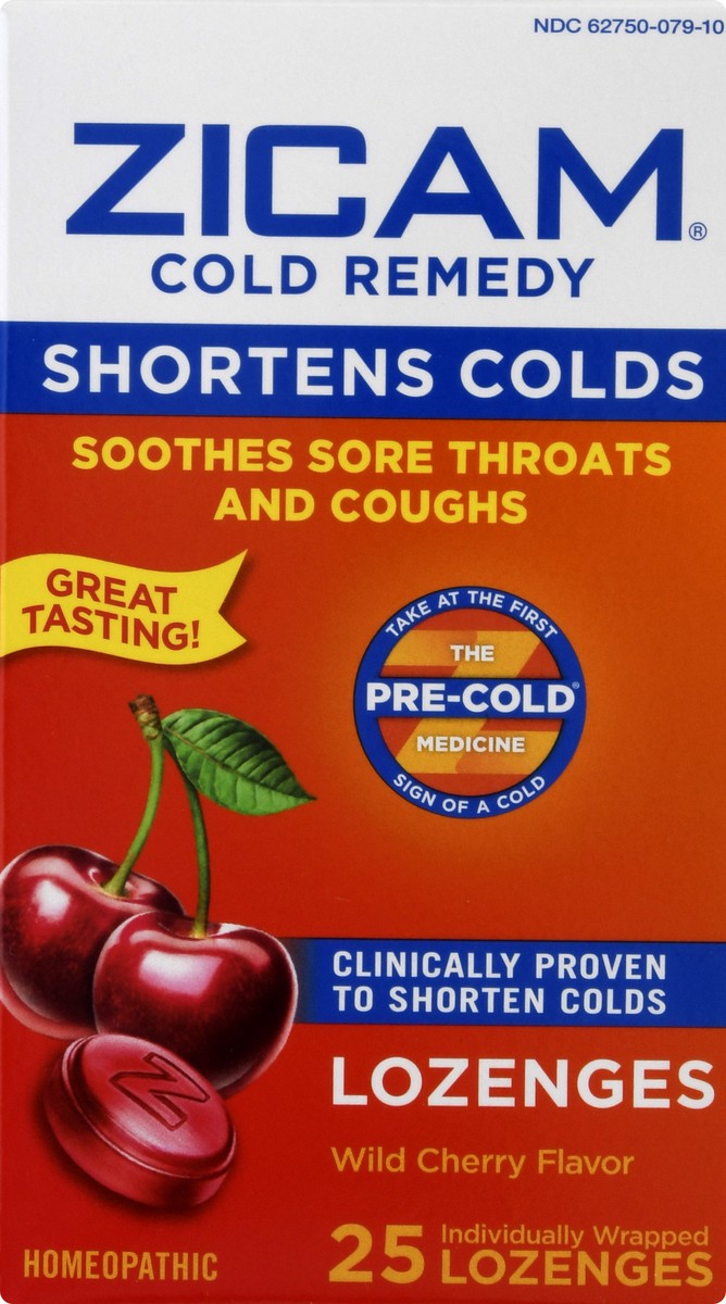 slide 5 of 9, Zicam Cherry Cold Remedy Lozenges, 25 ct