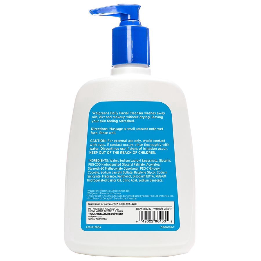 slide 2 of 2, Walgreens Daily Facial Cleanser, 16 fl oz