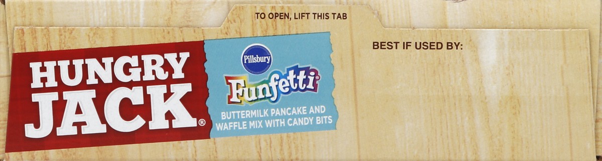 slide 2 of 6, Hungry Jack Complete Funfetti Buttermilk Pancake Waffle Mix, 28 oz