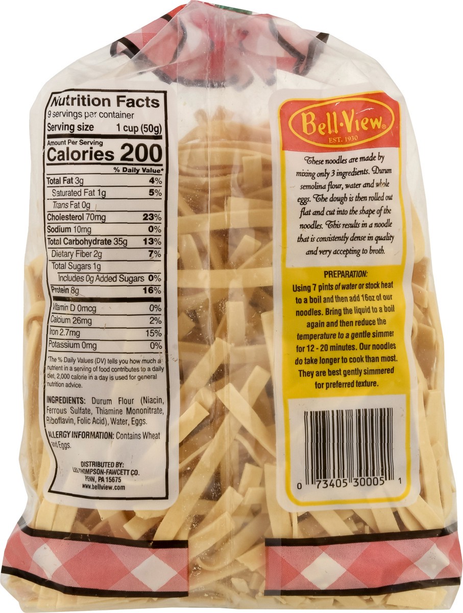 slide 6 of 13, Bell-View Wide Dutch Egg Noodles 1 lb, 1 lb