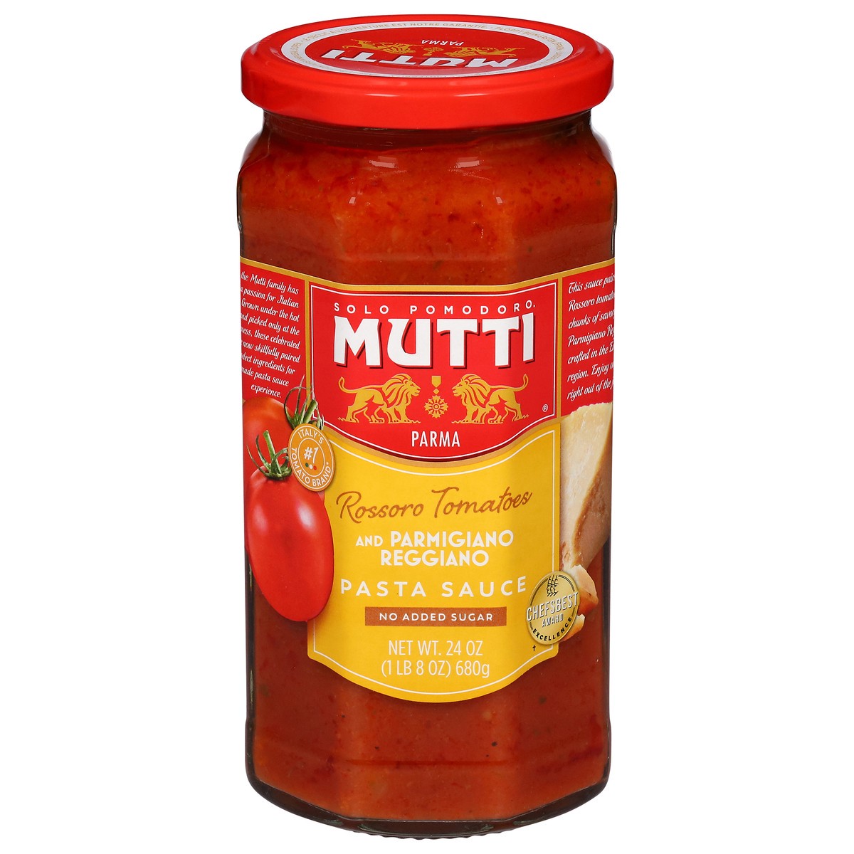 slide 1 of 9, Mutti Parmigianno Reggiano Pasta Sauce, 24 oz