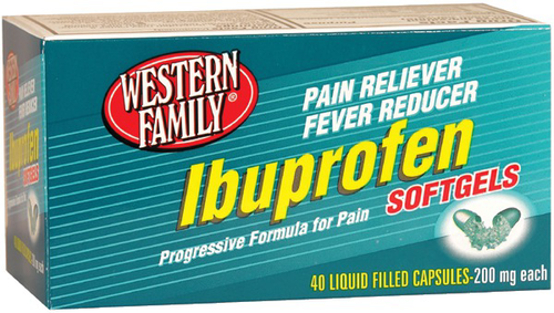 slide 1 of 1, Western Family Ibuprofen Softgels, 1 ct