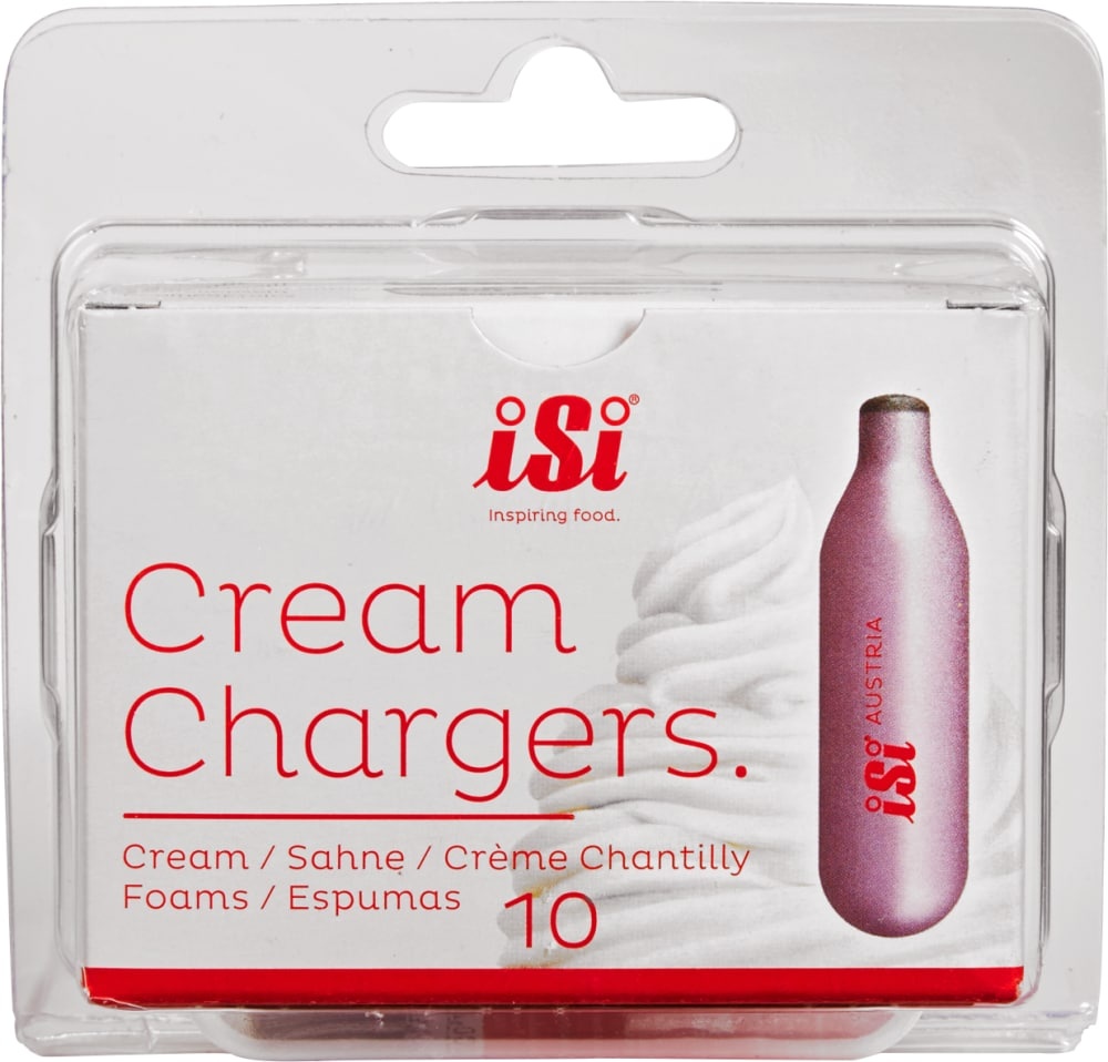 slide 1 of 1, iSi Cream Chargers - 10 Pack, 10 ct