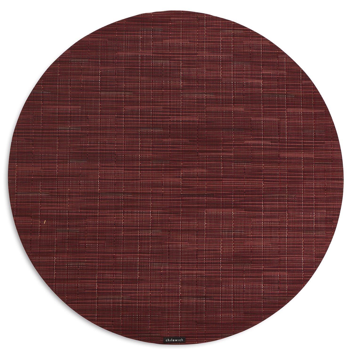 slide 1 of 1, Chilewich Cranberry Bamboo Round Placemat, 1 ct