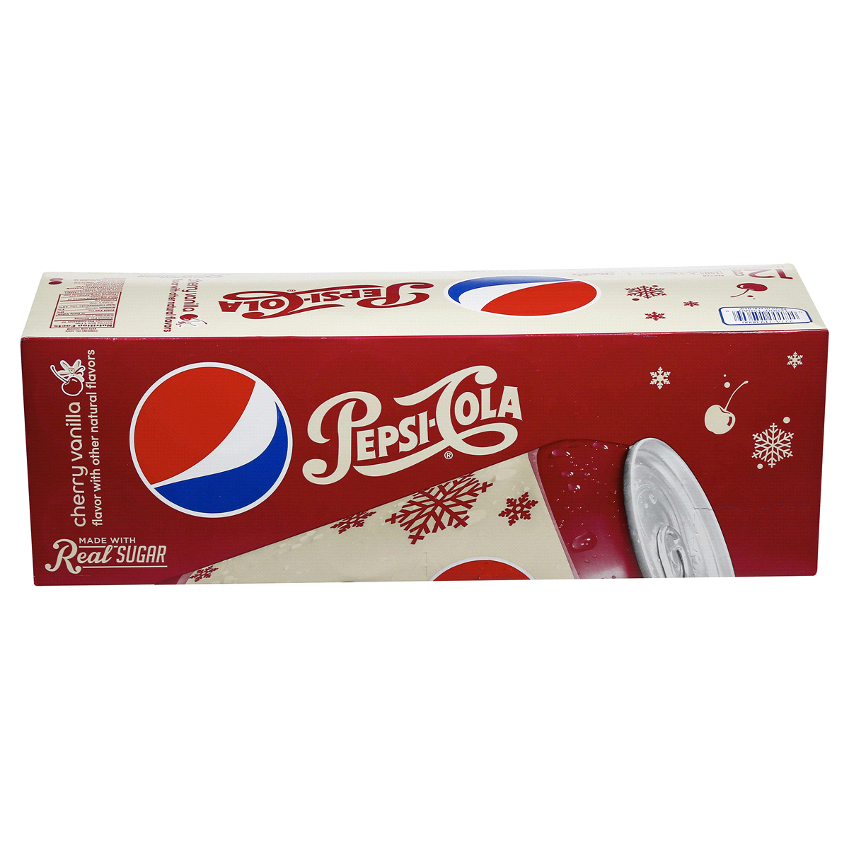 slide 5 of 7, Pepsi With Real Sugar Cherry Vanilla (12 - 12 Fluid Ounce) 144 Fluid Ounce Aluminum Can - 144 oz, 144 oz