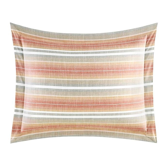 slide 1 of 2, Tommy Bahama Sunrise Stripe Standard Pillow Sham - Coral, 1 ct