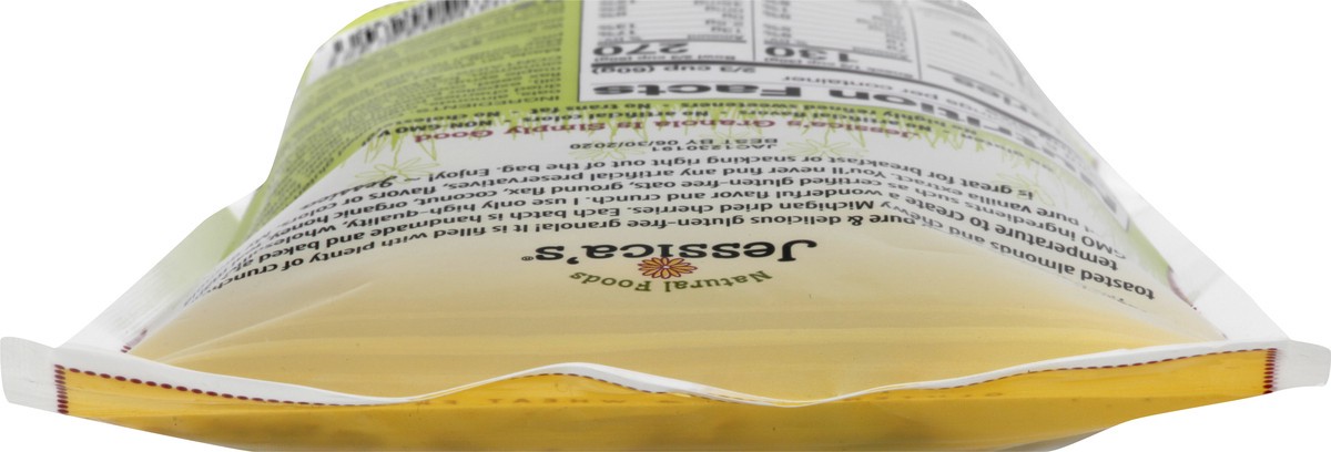 slide 8 of 8, Jessica's Gluten Free Almond Cherry Granola 11 oz, 11 oz