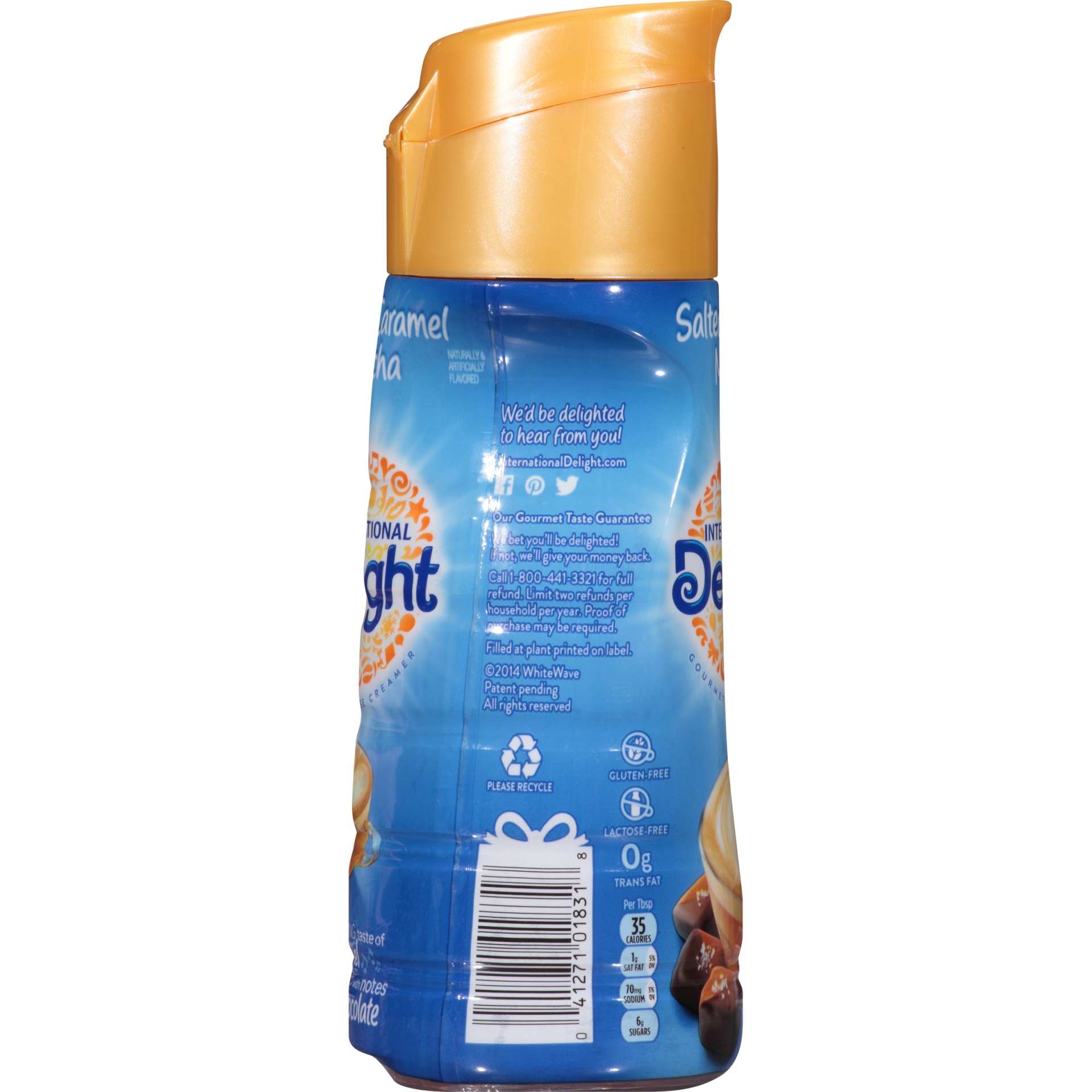 slide 2 of 6, International Delight Salted Caramel Mocha Gourmet Coffee Creamer, 16 fl oz