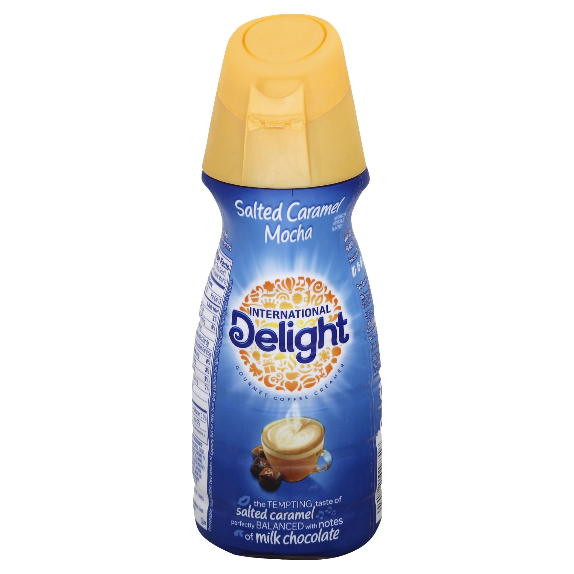 slide 1 of 6, International Delight Salted Caramel Mocha Gourmet Coffee Creamer, 16 fl oz