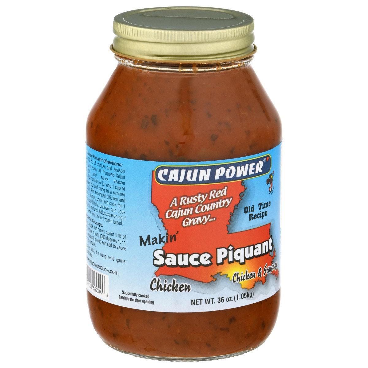 slide 5 of 12, Cajun Power Chicken Sauce Piquant 36 oz, 36 oz