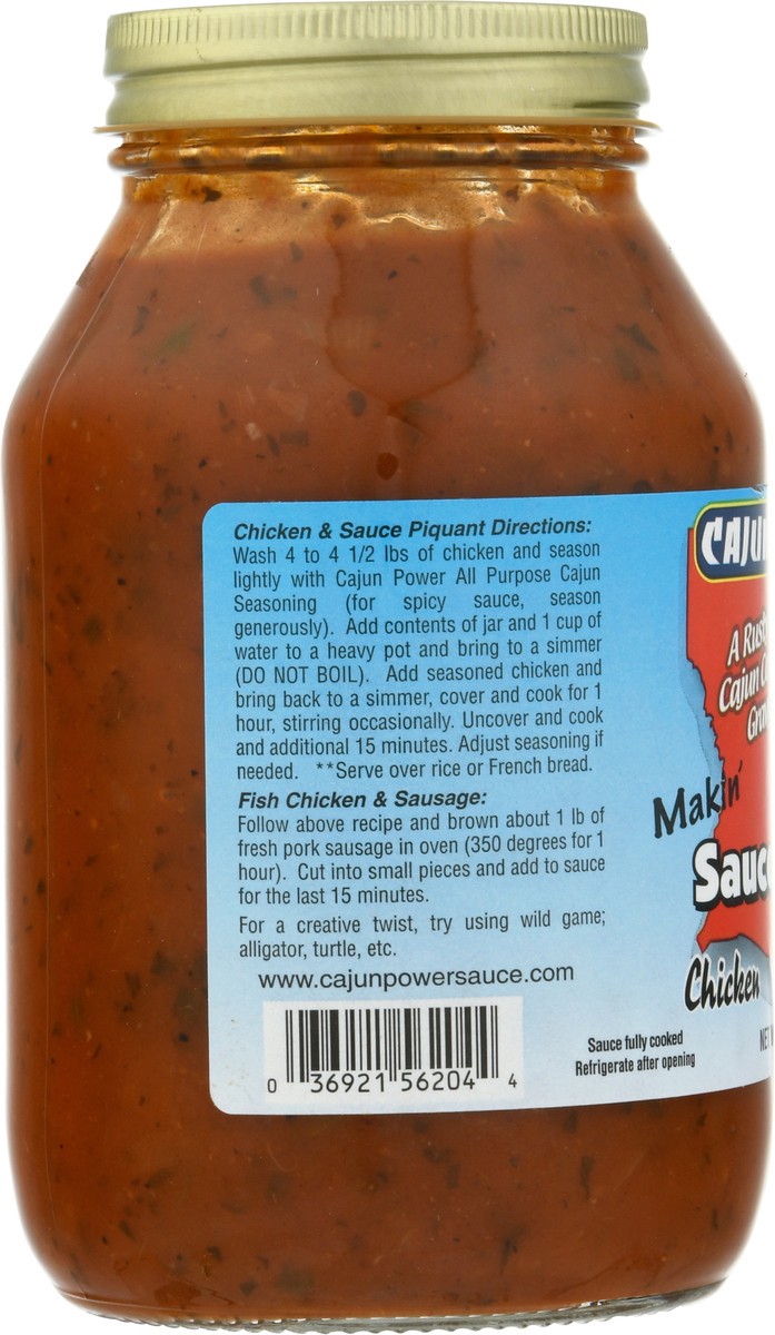 slide 10 of 12, Cajun Power Chicken Sauce Piquant 36 oz, 36 oz