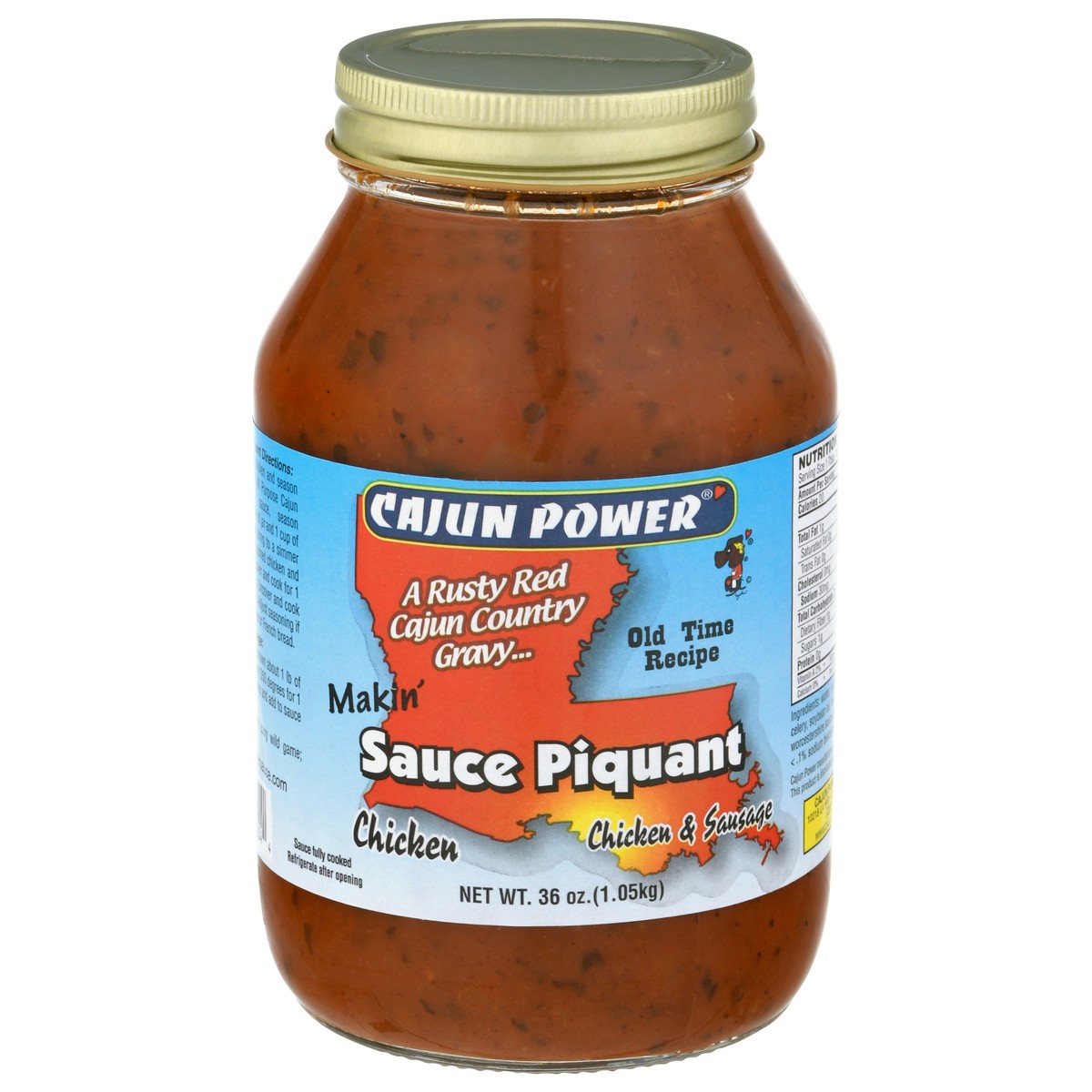 slide 1 of 12, Cajun Power Chicken Sauce Piquant 36 oz, 36 oz