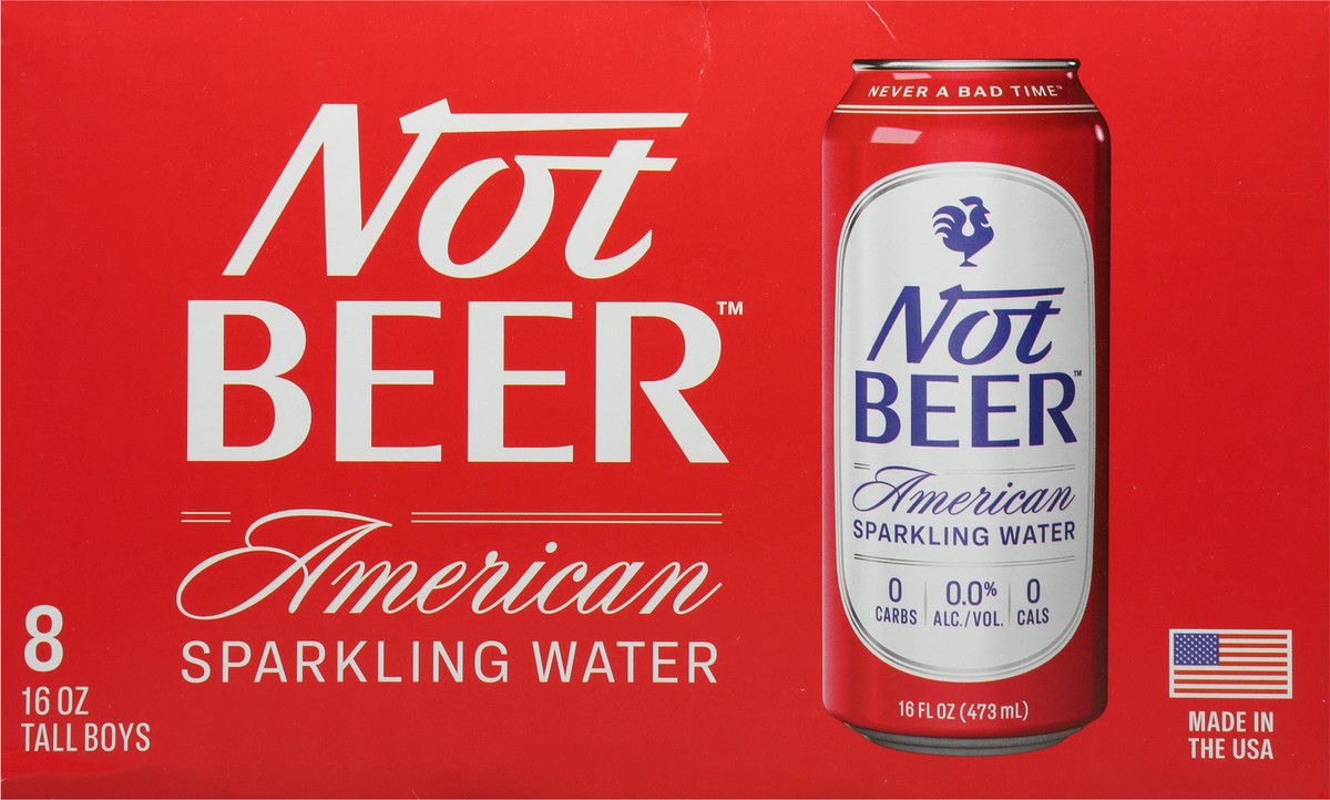 slide 8 of 13, Not Beer American Sparkling Water - 128 oz, 128 oz