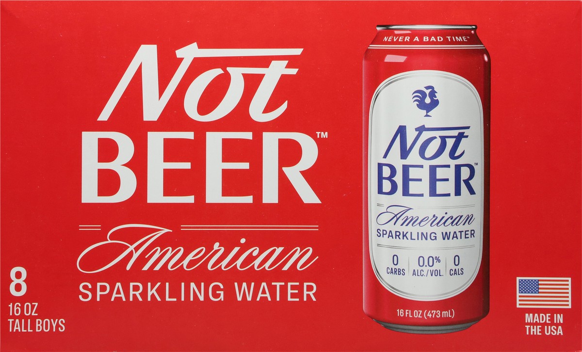 slide 6 of 13, Not Beer American Sparkling Water - 128 oz, 128 oz