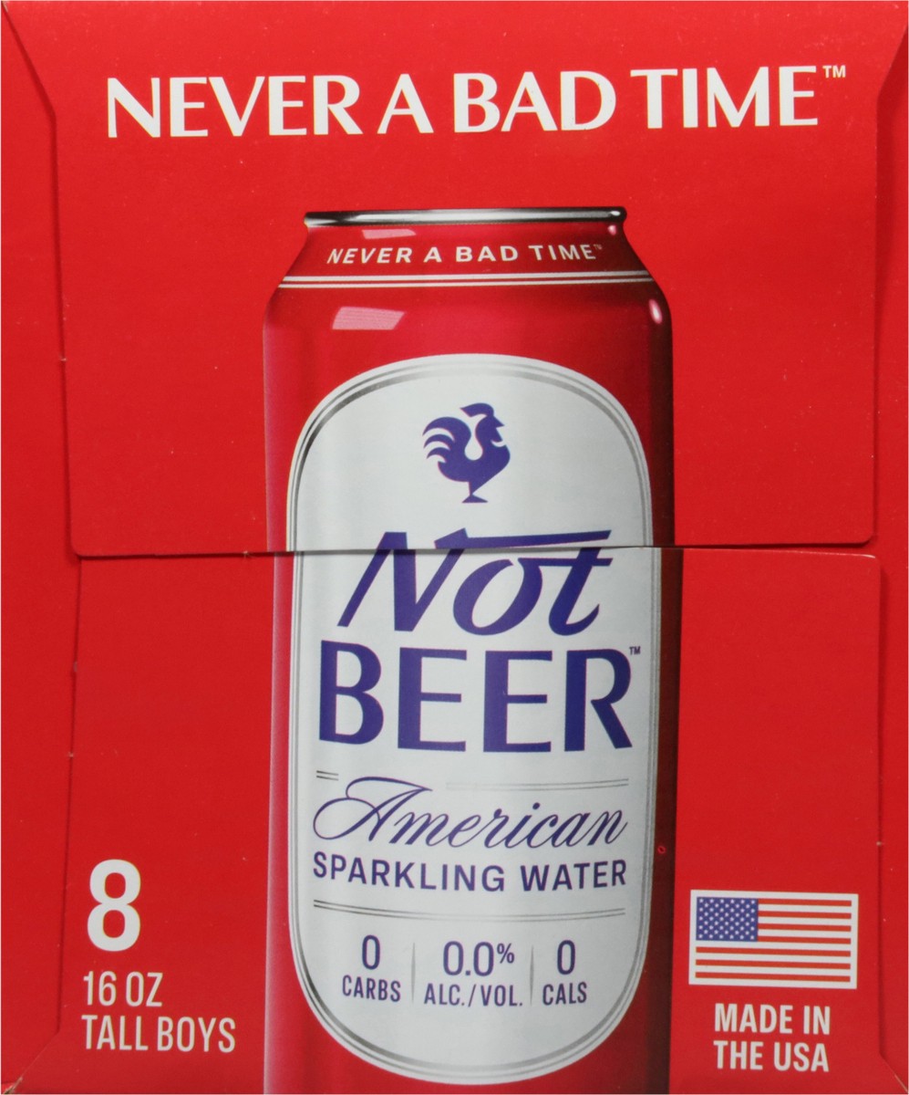 slide 11 of 13, Not Beer American Sparkling Water - 128 oz, 128 oz