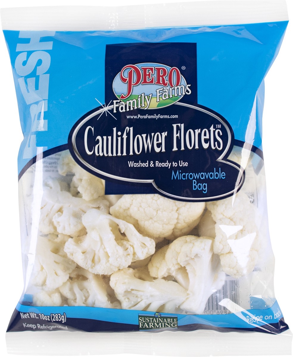slide 1 of 1, Pero Family Farms Florets Cauliflower 10 oz, 10 oz