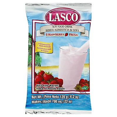 slide 1 of 1, Lasco Strawberry Soy Food Drink, 4.2 oz