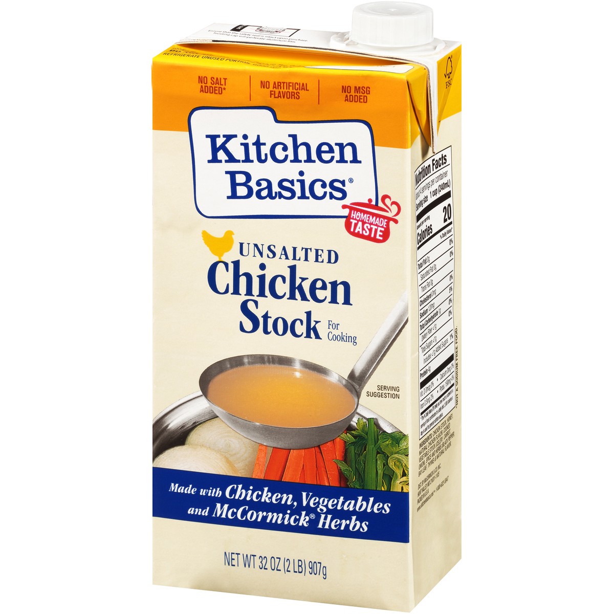 slide 3 of 9, Kitchen Basics Gluten Free Unsalted Chicken Stock, 