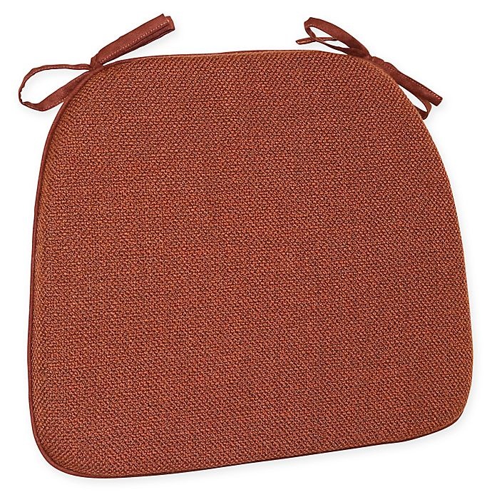 slide 1 of 2, Brentwood Originals Mayfair Foam Chair Pad - Rust, 1 ct