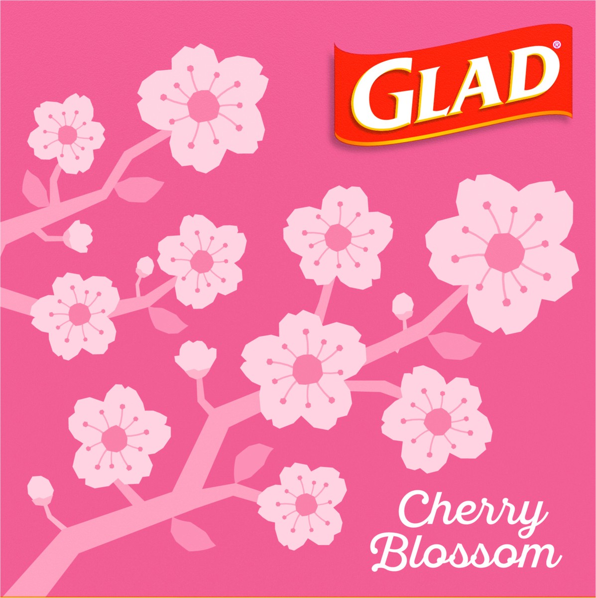 slide 6 of 9, Glad ForceFlexPlus Tall Kitchen Drawstring Febreze Cherry Blossom Trash Bags, 34 ct