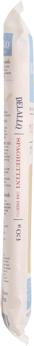 slide 3 of 13, Delallo Pasta Spaghetti Thin No. 3 - 16 Oz, 16 oz