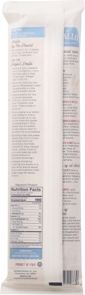 slide 8 of 13, Delallo Pasta Spaghetti Thin No. 3 - 16 Oz, 16 oz