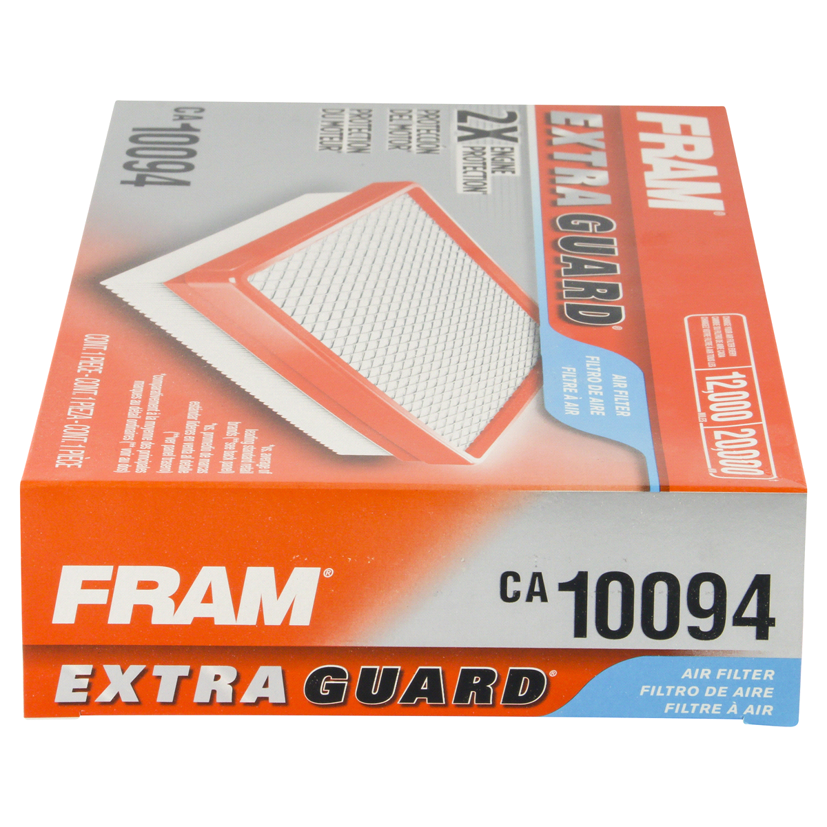 slide 3 of 6, Fram Extra Guard Air Filter CA10094, 1 ct
