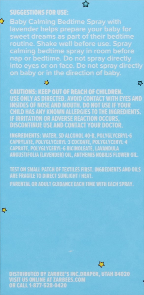slide 2 of 9, Zarbee's Naturals Children's Gentle Bedtime Room Spray, Chamomile & Lavender, 2 Fl. Oz, 2 fl oz