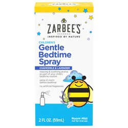 Zarbee's Naturals Children's Gentle Bedtime Room Spray, Chamomile & Lavender, 2 Fl. Oz