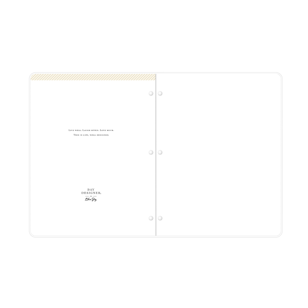 slide 6 of 6, 2025 Day Designer Monthly Planning Calendar, 8-1/2"" X 11"", Laila Blue, January To December, 148825, 1 ct