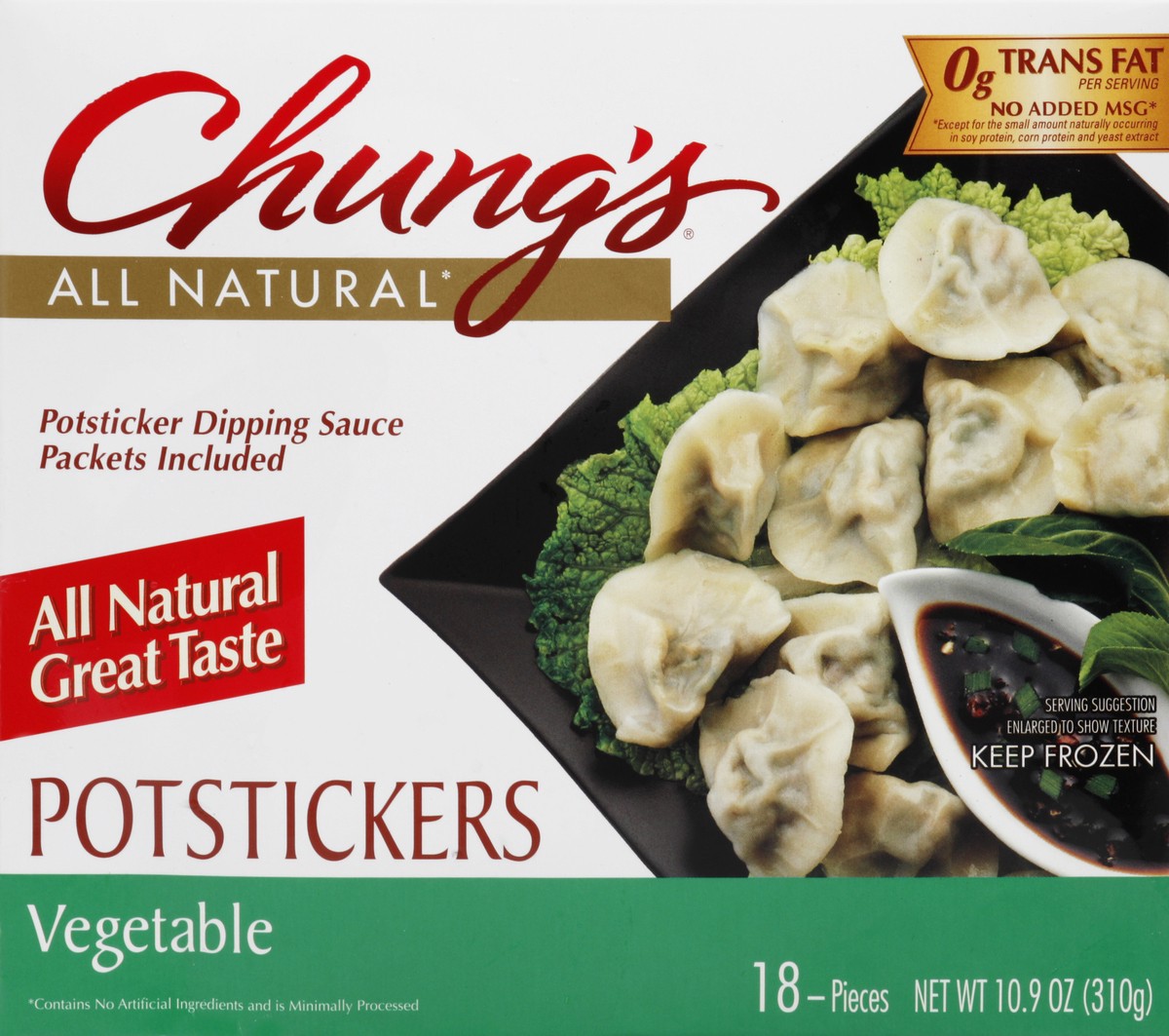 slide 4 of 4, Chung's Potstickers 18 ea, 18 ct