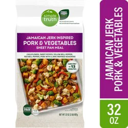 Simple Truth® Jamaican Jerk Inspired Pork and Vegetables Sheet Pan Meal