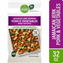 Simple Truth® Jamaican Jerk Inspired Pork and Vegetables Sheet Pan Meal