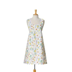 Tag Tossed Floral Pinafore Apron