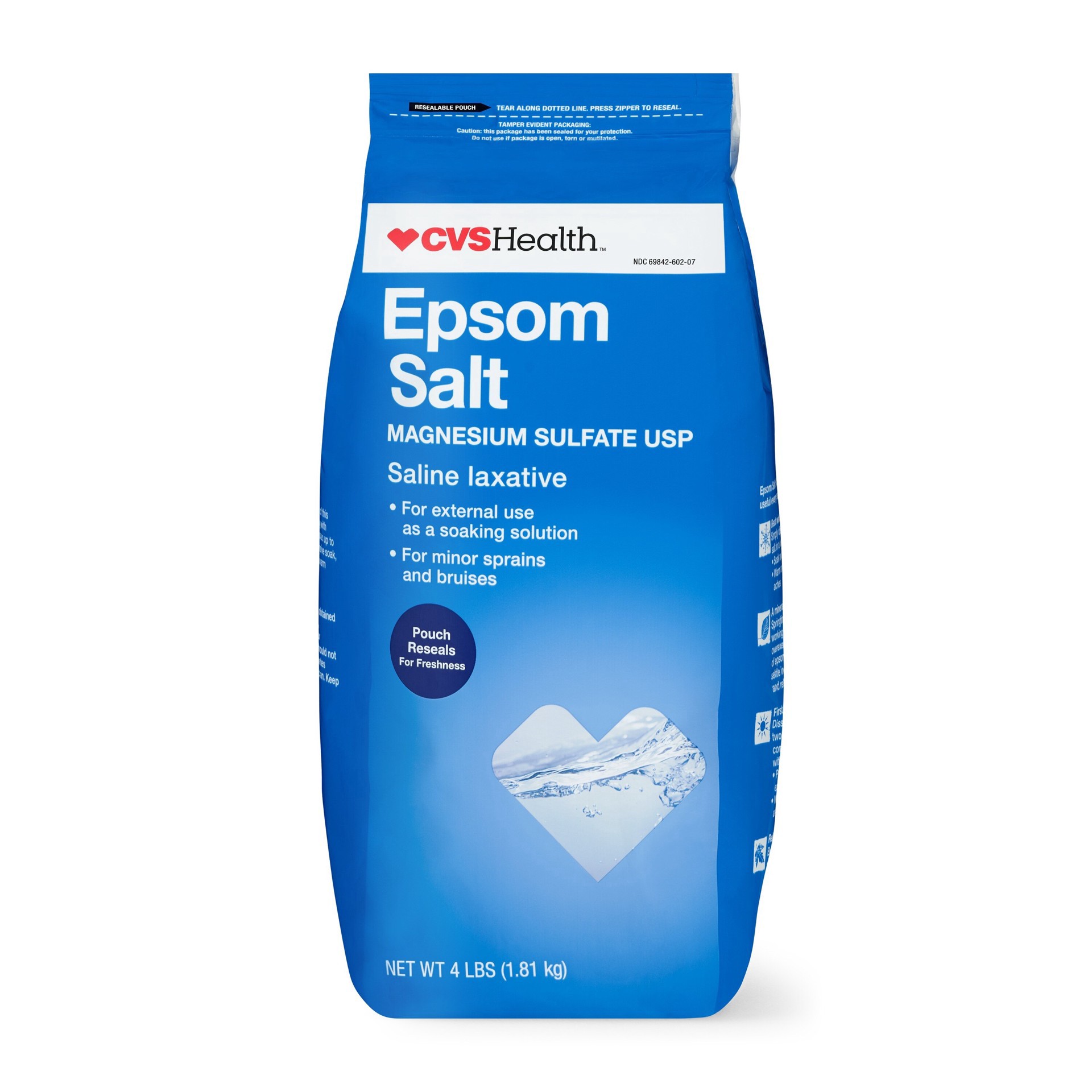 slide 1 of 1, CVS Health Epsom Salt, Unscented, 64 Oz, 1 ct