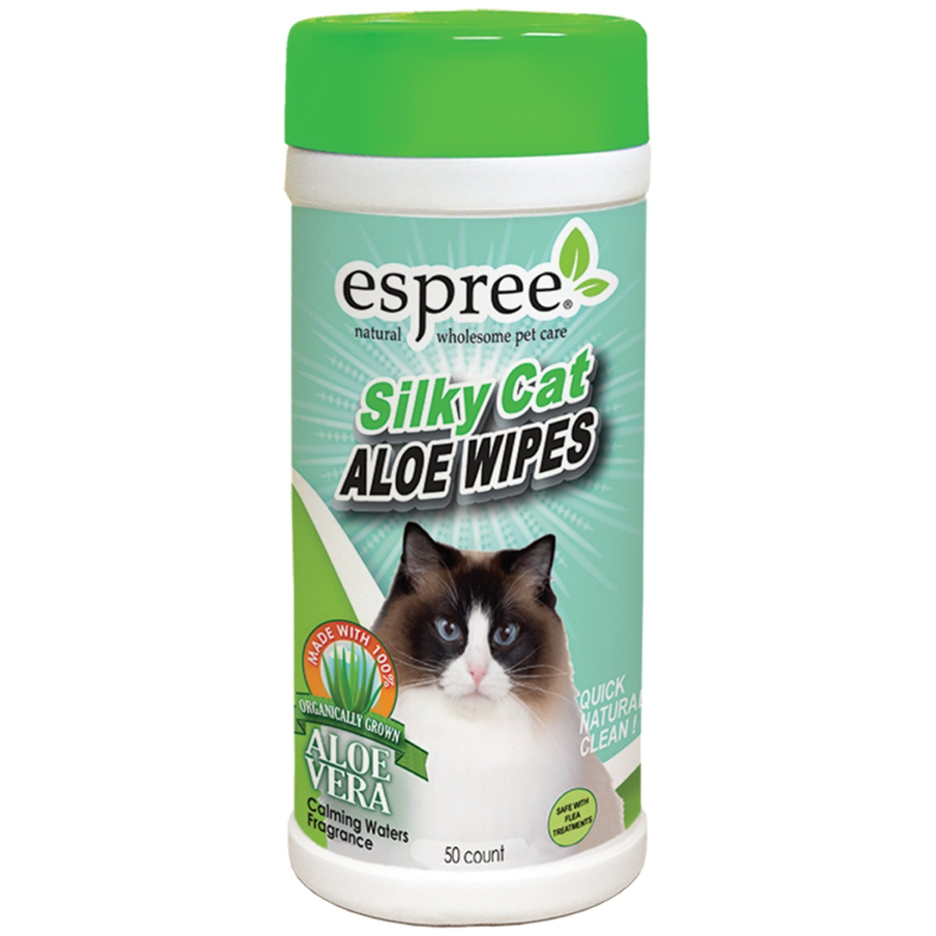 slide 1 of 1, Espree Silky Show Cat Wipe, 50 ct