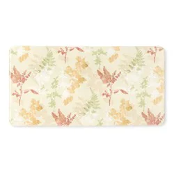 Town & Country Warm Botanical Print Kitchen Mat